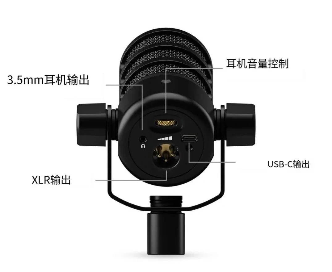 罗德PodMic USB动圈麦克风发布：双口直连，1880元